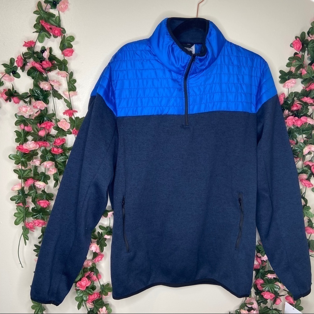 NWT Elements Pro Series Blue Pullover Sweater S